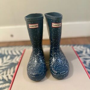 Hunter Kids First Giant Glitter Rain Boots